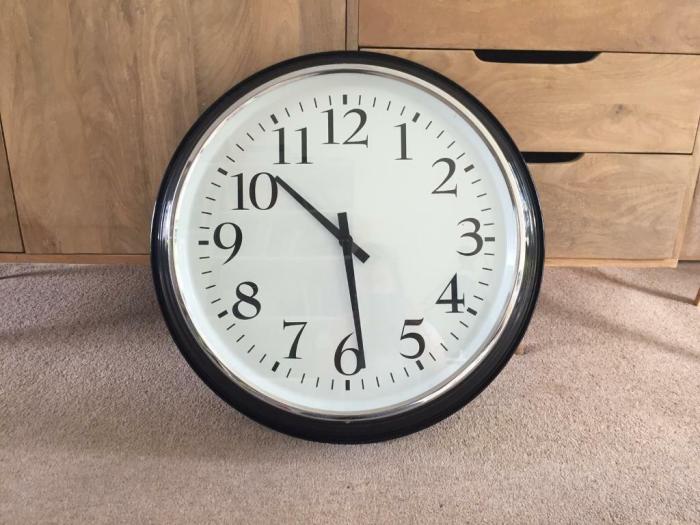 Clock ikea large bravur ended ad has