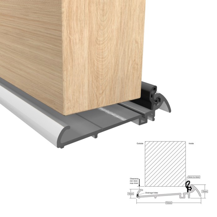 Ramp oak reducing threshold door wide solid 120mm 70mm section thresholds 95mm flooring share loveskirting timber