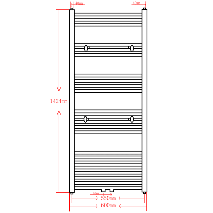 Towel heating rail revive mr