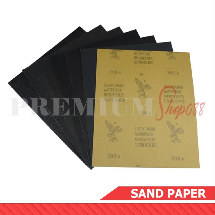 Grit sandpaper 3m wetordry