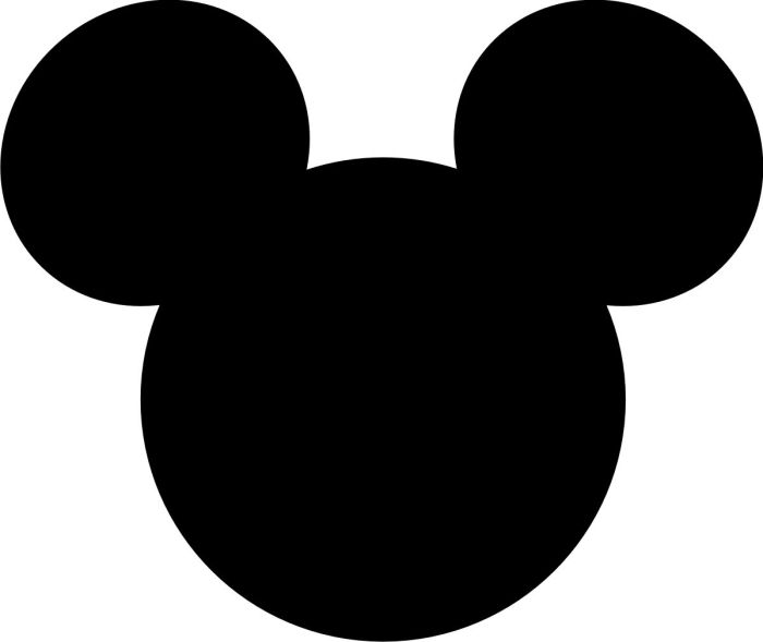 Mickey mouse outline head ears clipart drawing cliparts christmas minnie face large print template draw clipartmag amp templates library dugas