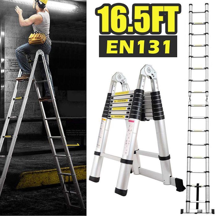 Step ladder telescopic 4m hire