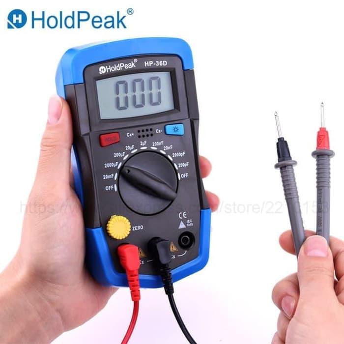 Capacitor multimeter voltmeter