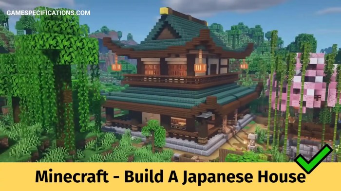 Maison japonais minecraft