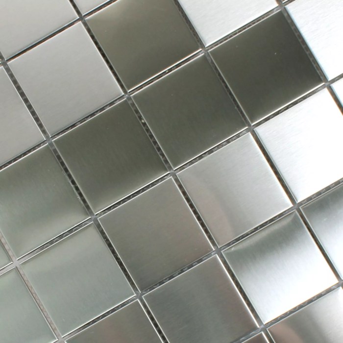 Mosaique inox leroy merlin