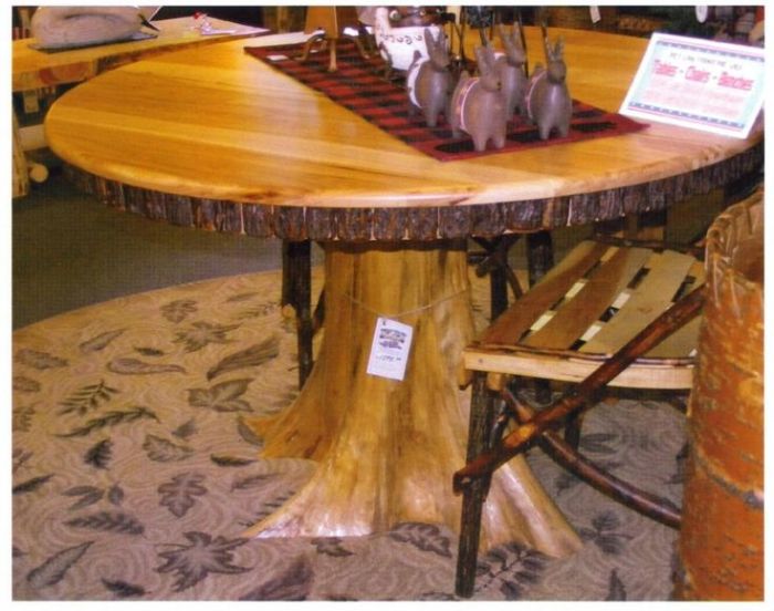 Table dining room grapevine tree trunk glass oval vintage root tables choose board gnarled nature 1970s california