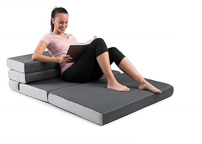 Foldable mattress size