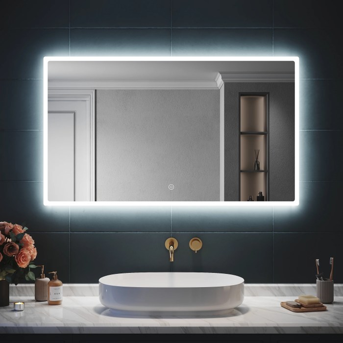 Miroir led leroy merlin