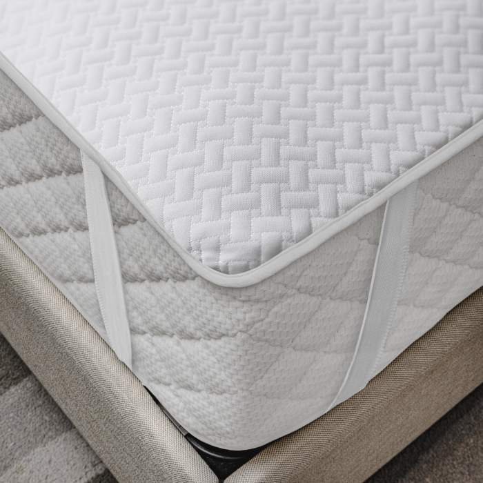 Mattress fitted quilted protectors waterproof