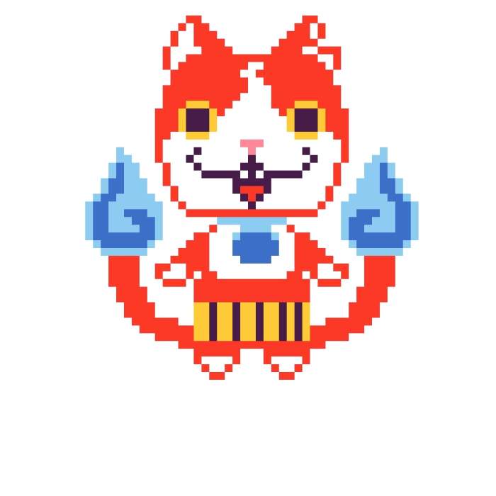 Pixel art yo kai watch 3