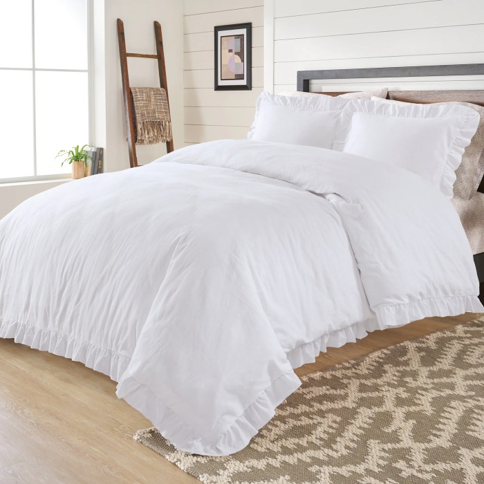 Bedding ruffled ruffle country farmhouse zipper comforter farmhousegoals