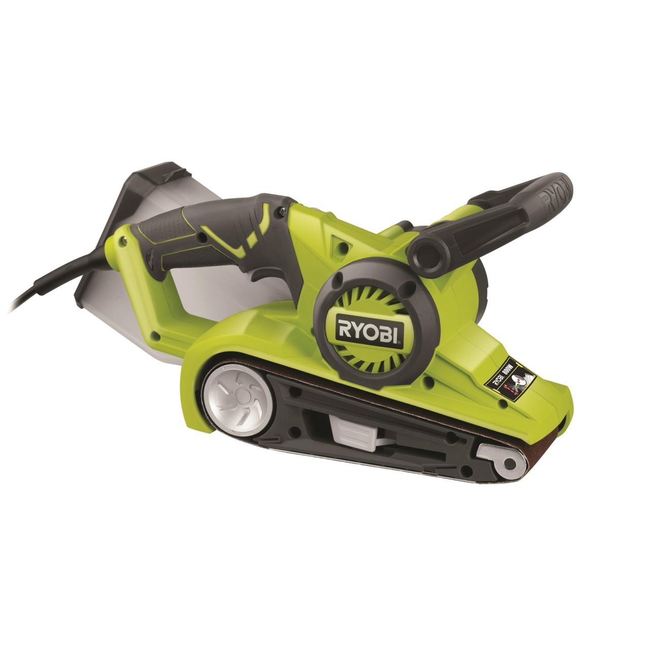 Ryobi belt sander 800w corded 76mm frame sanders shop tools