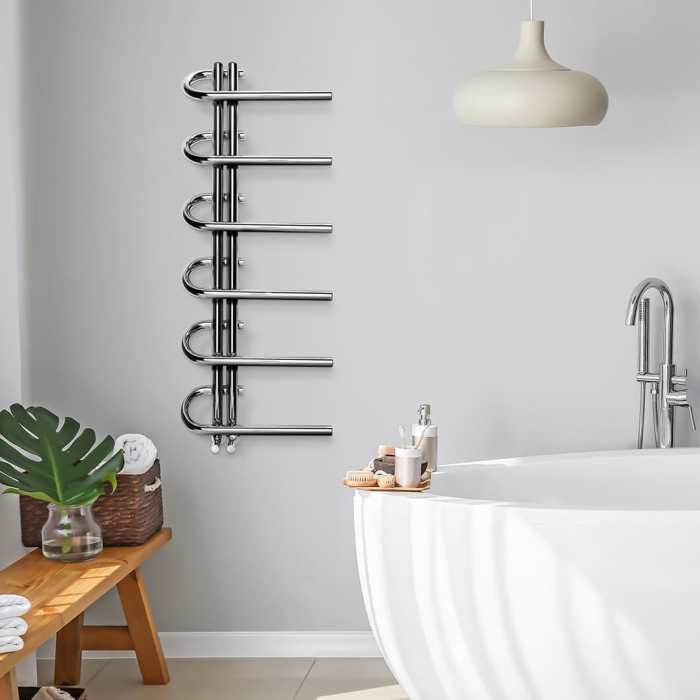 Radiator towel rail radiators mounted heated rad premium nostalgische handdoek soak victorian bol