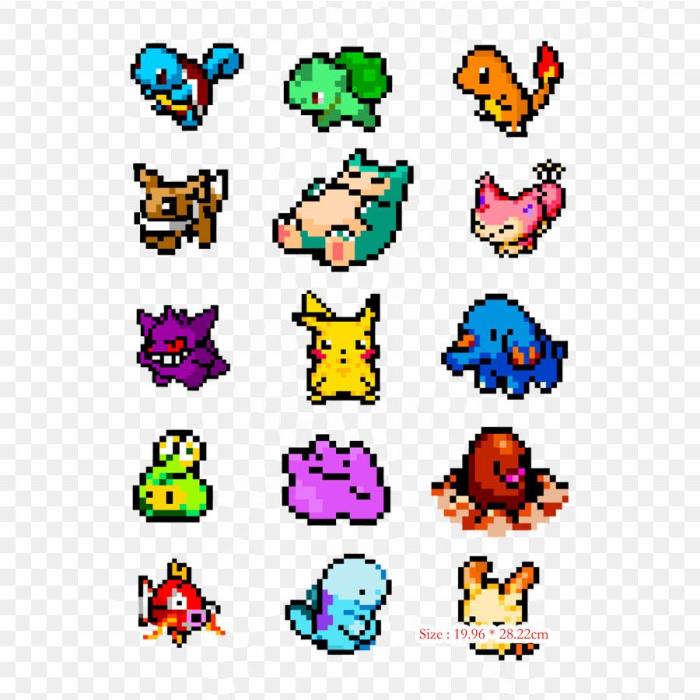 Image de pixel art pokemon