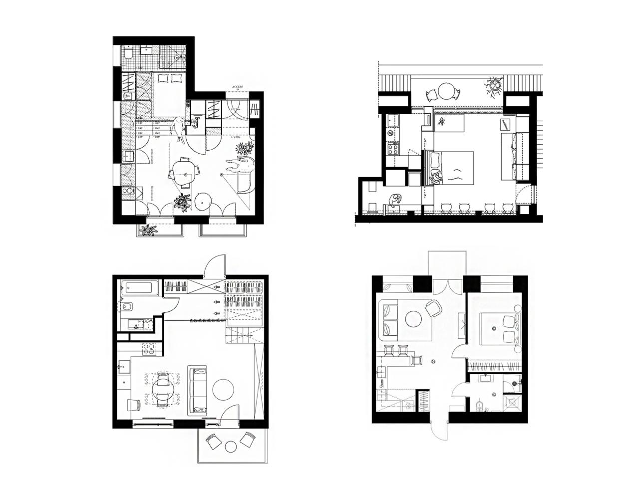 Plan maison 50m2 au sol