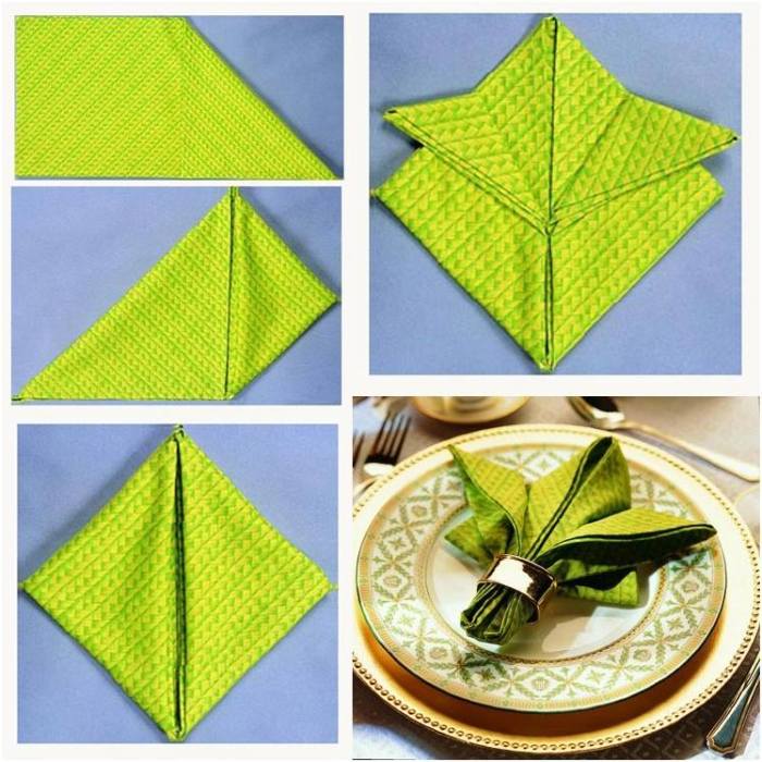 Napkin folding pyramid fold step instructions fancy napkins easy do table catering folded life classy skills cloth paper