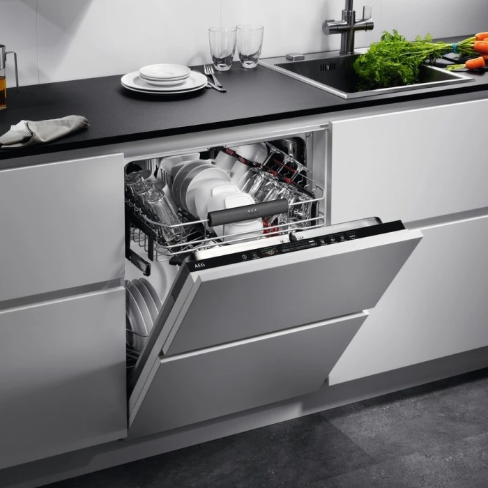 Aeg dishwasher integrated fully 60cm dishwashers