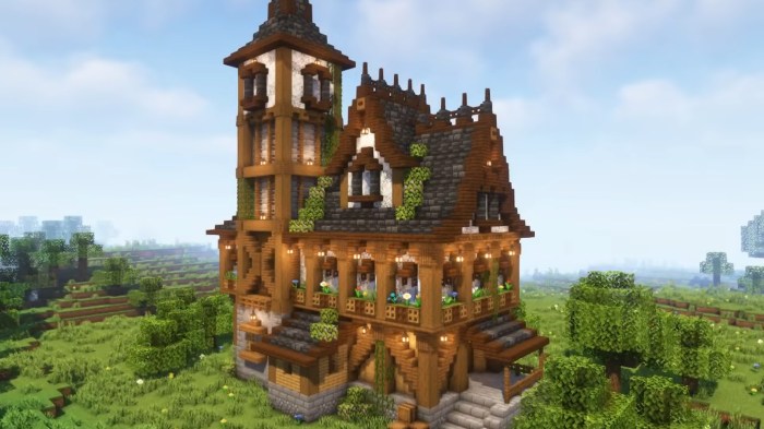 Belle maison minecraft tuto