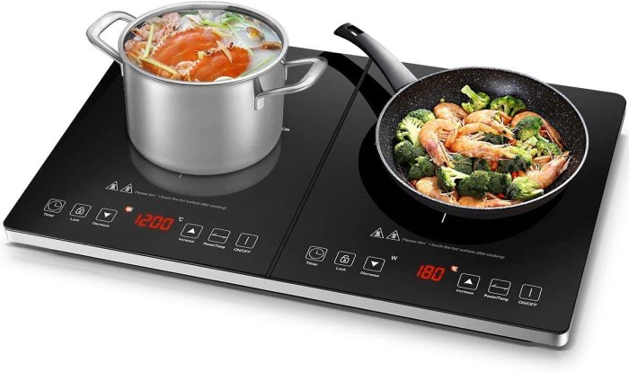 Induction cooktop burner countertop stove 110v cooker cookware