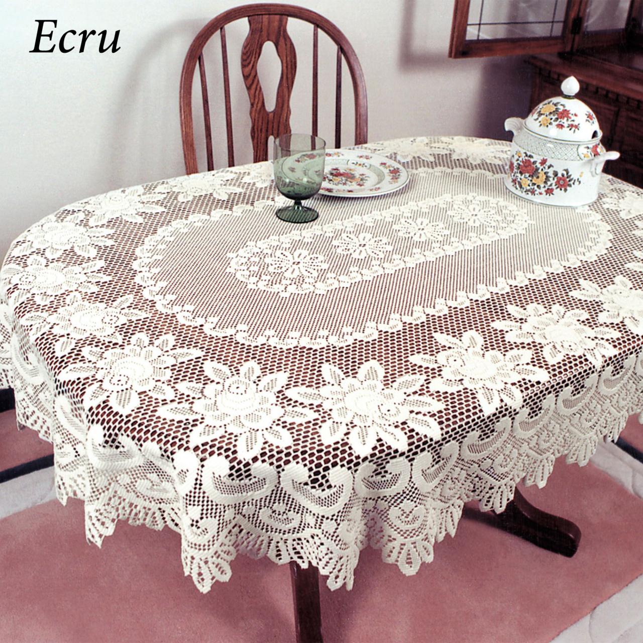 Oval tablecloth touchofclass