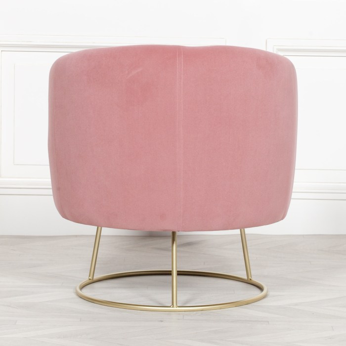 Fauteuils rose moore