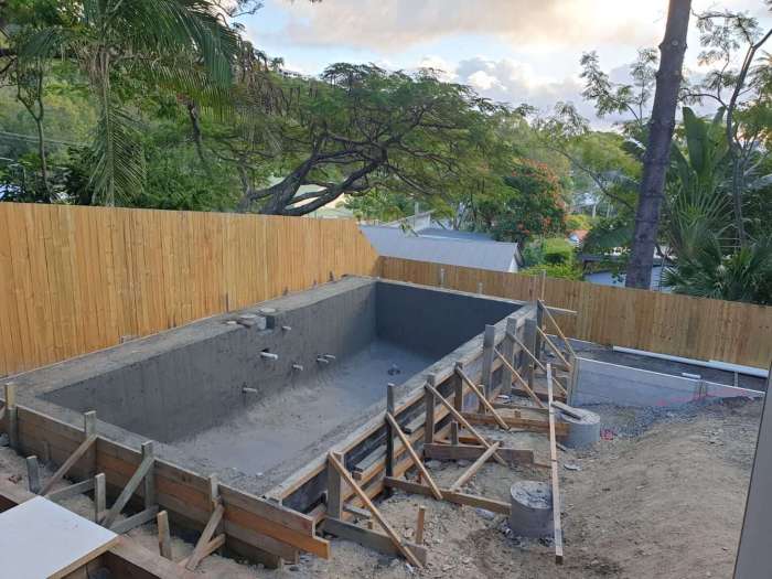 Piscine hors sol beton naturalis