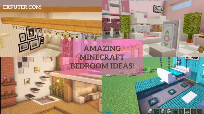 Chambre minecraft deco