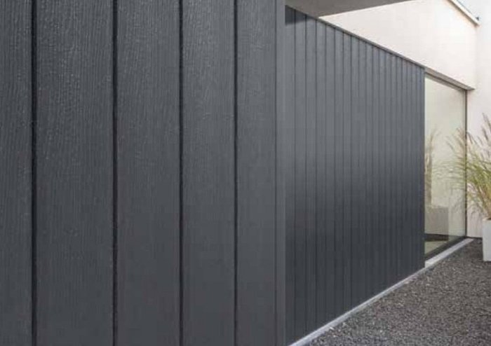 Lambris pvc exterieur gris anthracite