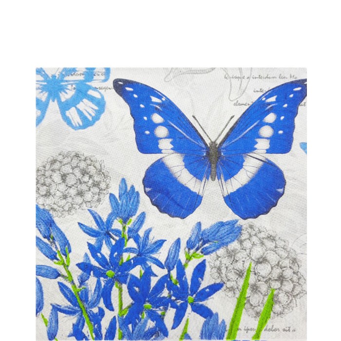 Pliage de serviette en papier 2 couleurs papillon