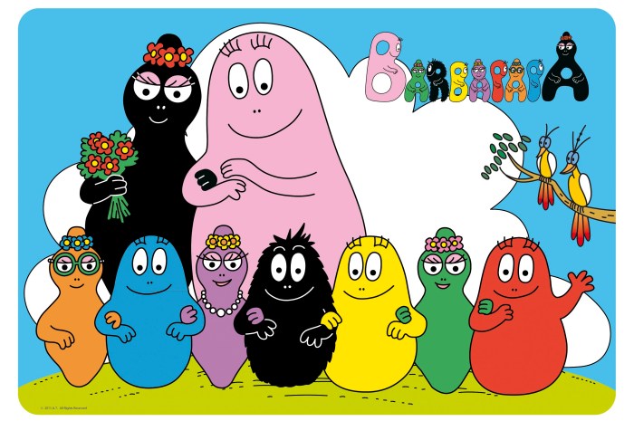 Housse de couette barbapapa