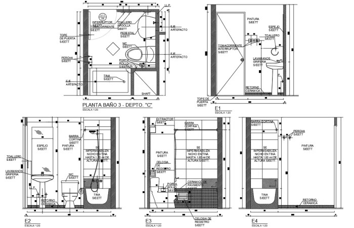 Plan de travail teck salle de bain