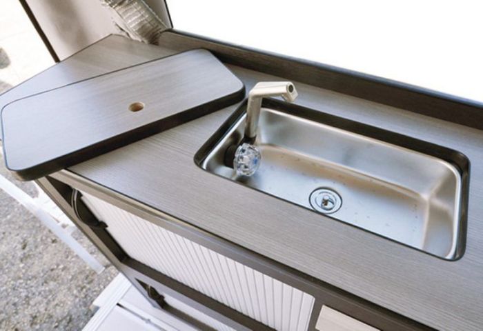 Sinks car evier campervan faucet tiny bar tinyhousedesign meilleur upgrades rvshare