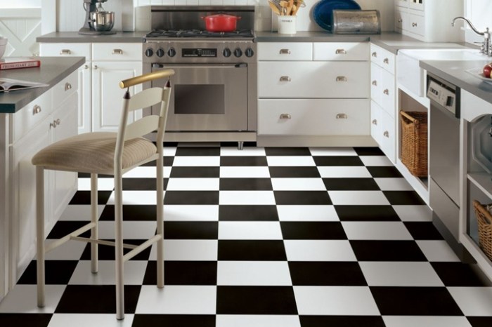 Linoleum scacchi pavimento checkered boden karierter karierten karierte linoleumboden