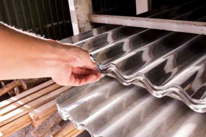 Zinc galvanized tops