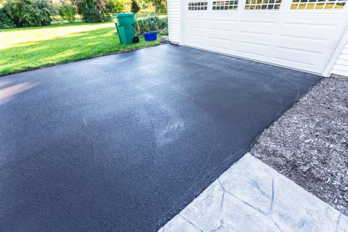 Asphalt sealing