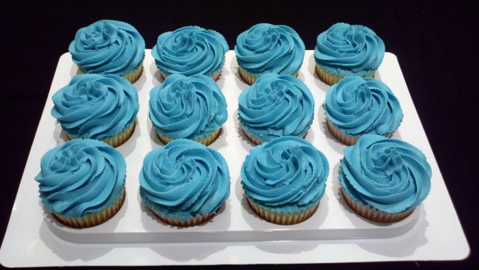 Ripolin bleu cupcake