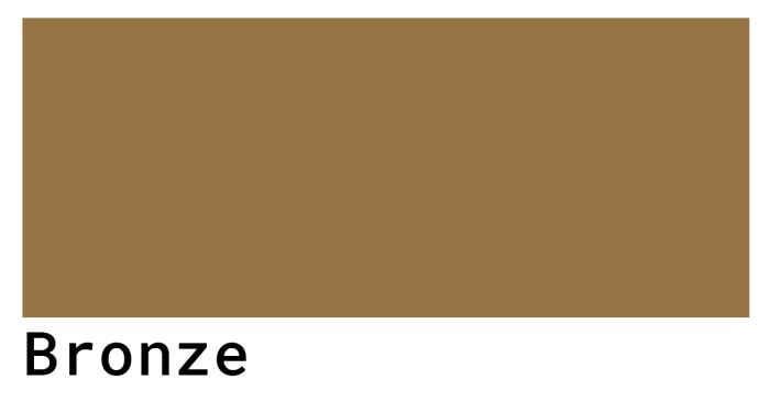 Bronze color code rgb