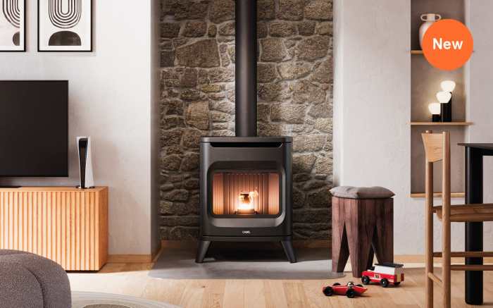 Poele a pellet flame 9kw