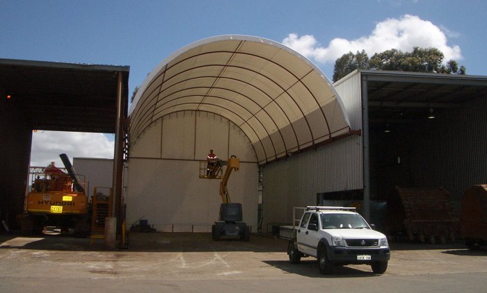 Canvas concrete shelters water house just add underground tinyhousedesign quonset hut instant tiny hosed inflated larger version get building homes