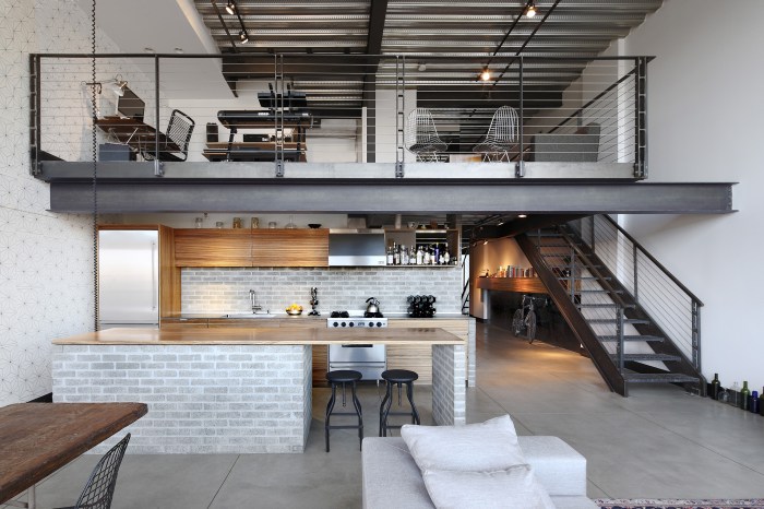 Conception dinterieur pour loft industriel