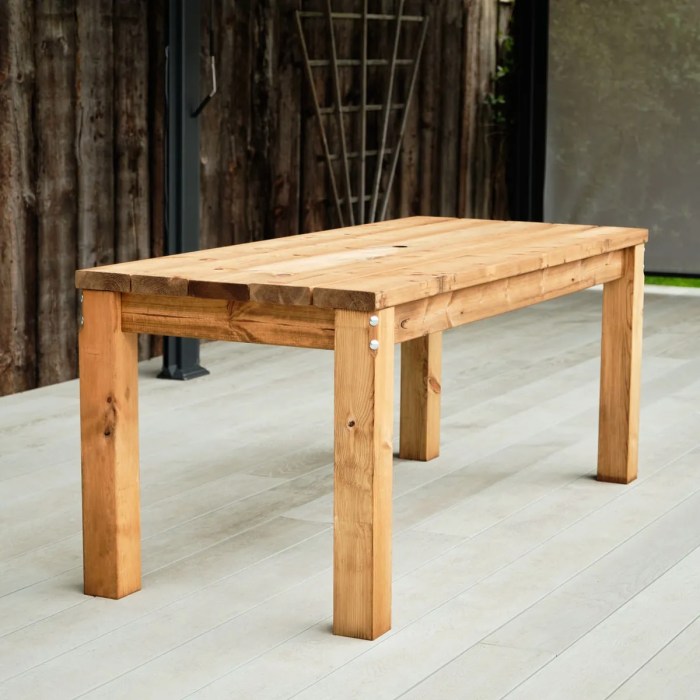 Wood outdoor table patio rustic dining wooden reclaimed tables furniture choose board salvaged ideas