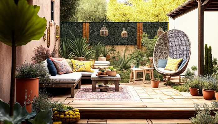 Hgtv string courtyard