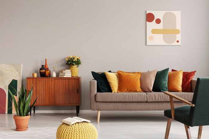 Styles de decoration interieure retro chic