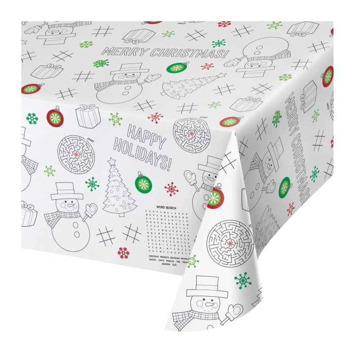 Nappe papier noel carrefour