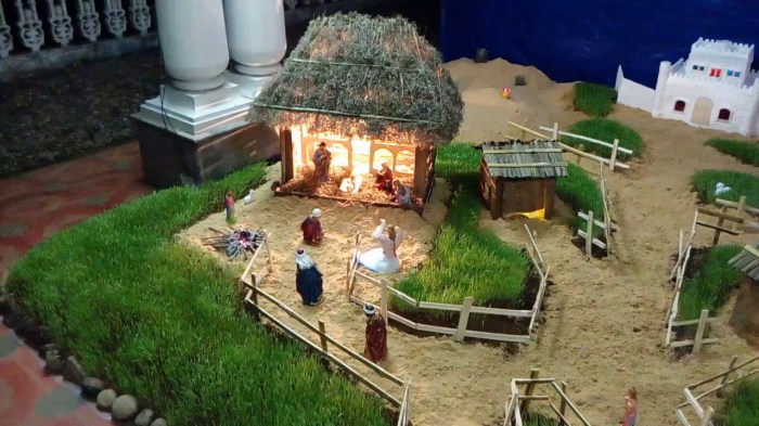 Modele de creche de noel en bois a fabriquer