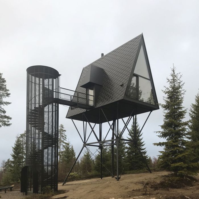 Cabane en bois sur pilotis leroy merlin