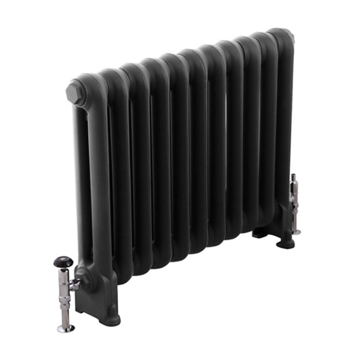 Radiator iron cast balance adjusting lock shield