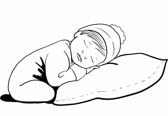 Dessin bébé qui dort : une exploration artistique et symbolique