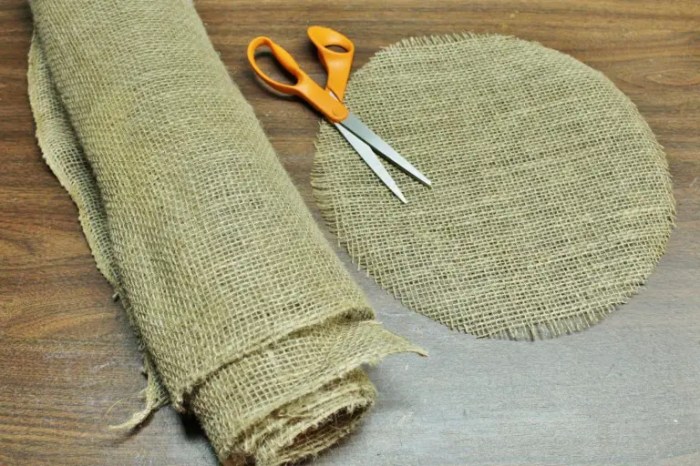 Placemats burlap diy round make ideas4diy