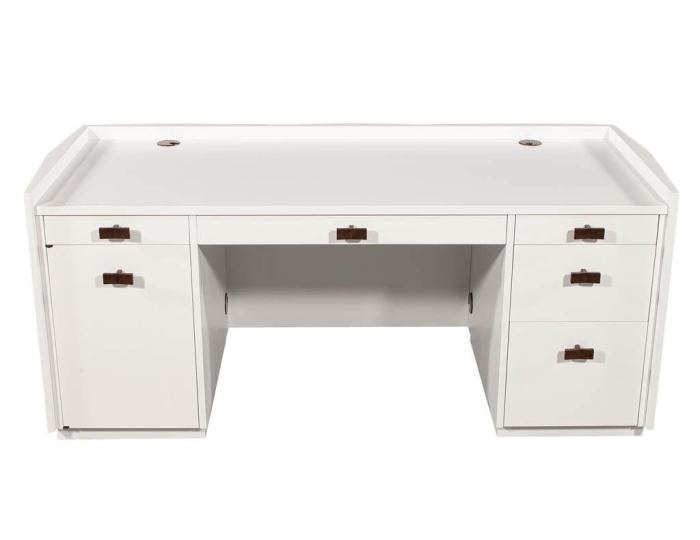 Desk color lacquer white wenge sh01 sh02 office executive modern furniture luxury